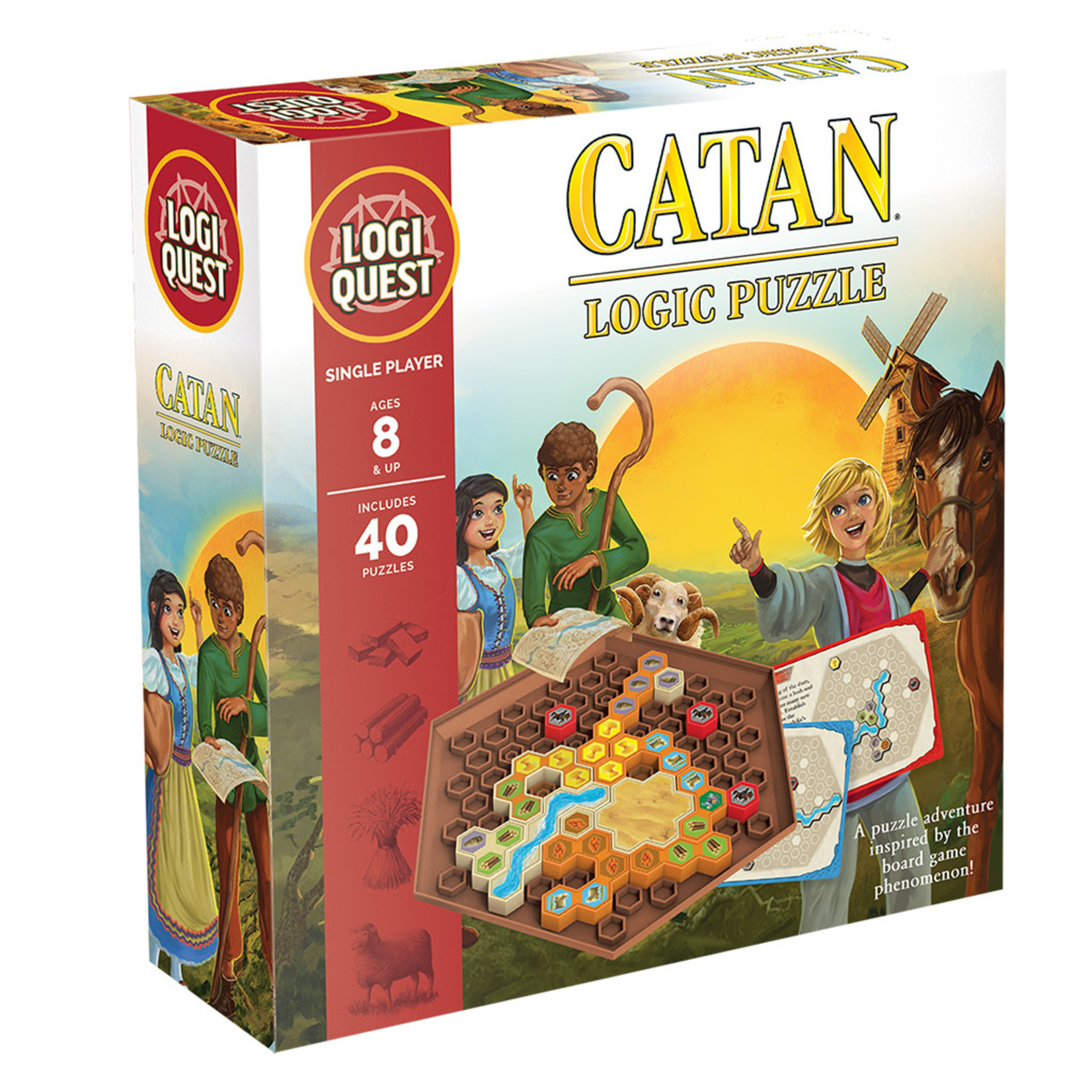 LogiQuest: CATAN Logic Puzzle Dragon Cache Game