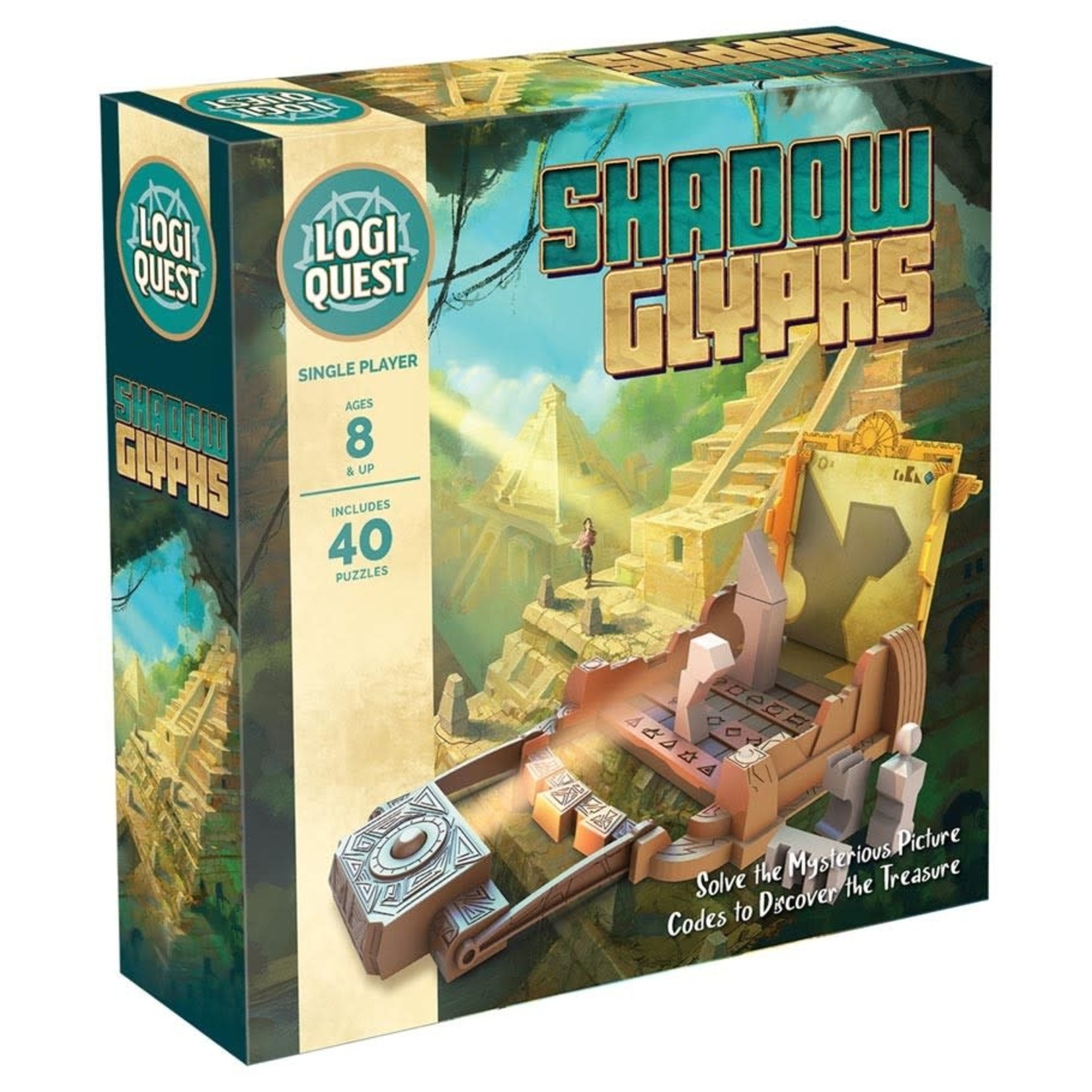 LogiQuest: Shadow Glyphs Logic Puzzle Dragon Cache Game