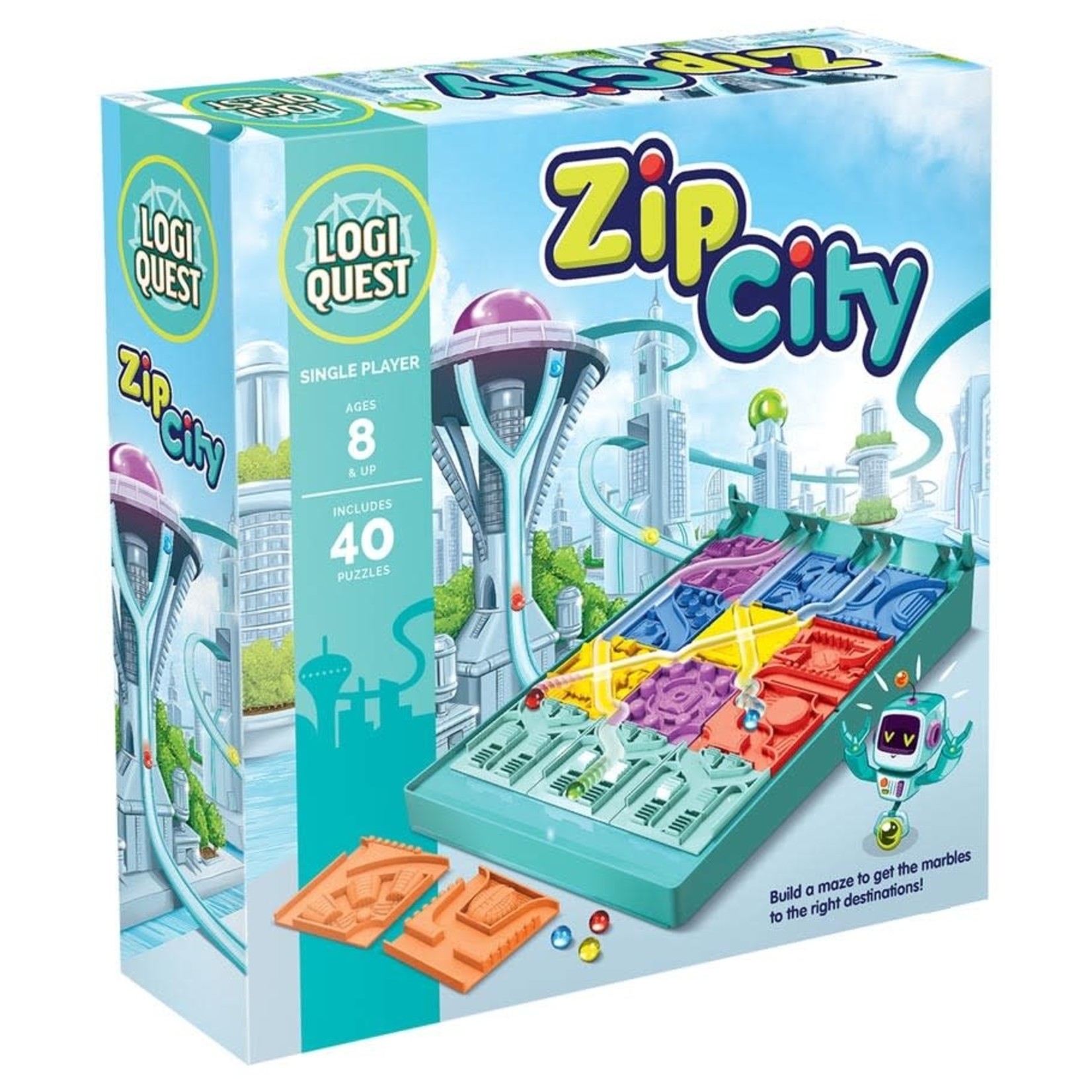 LogiQuest: Zip City Logic Puzzle