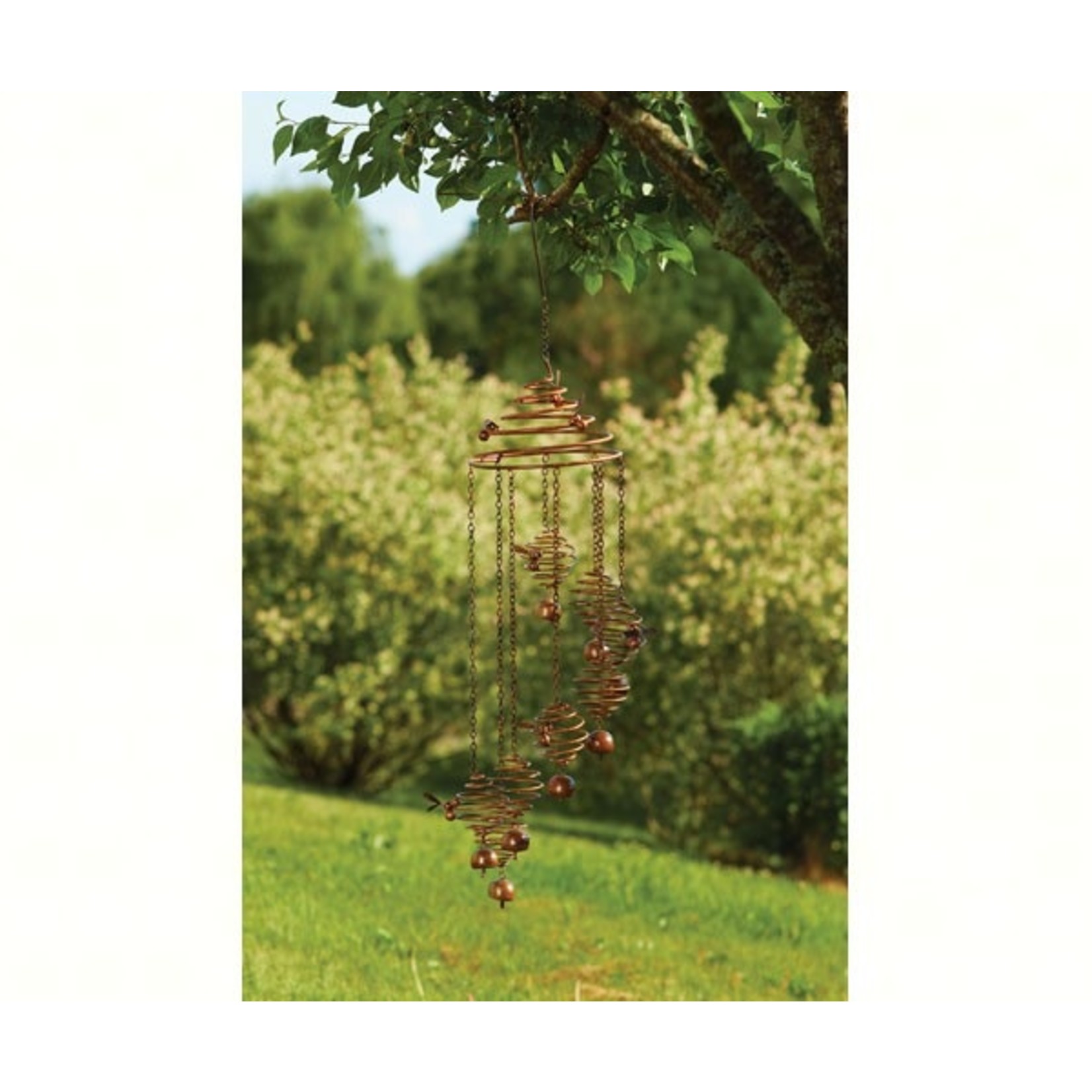 Flamed Hanging Bee Spiral with Bells