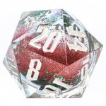 Sirius Dice: Snow Globe 54mm Sharp Edged d20