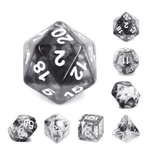 HD Blend Dice: Black Nebula | 7 Die Polyhedral Set