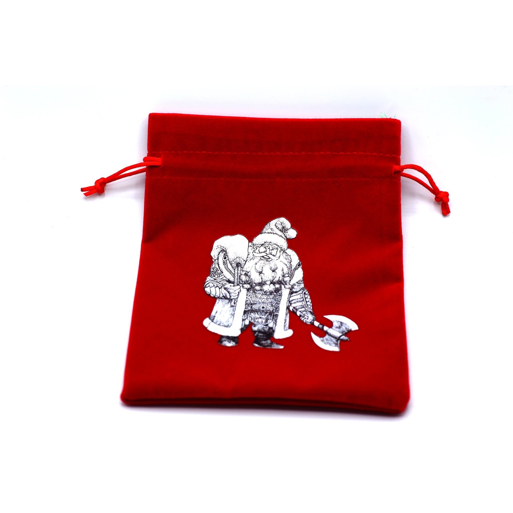 Dice Bag: Holiday - Battle Santa - Red