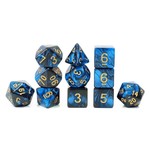 HD Blend Dice: Blue and Black | 7 Die Polyhedral Set