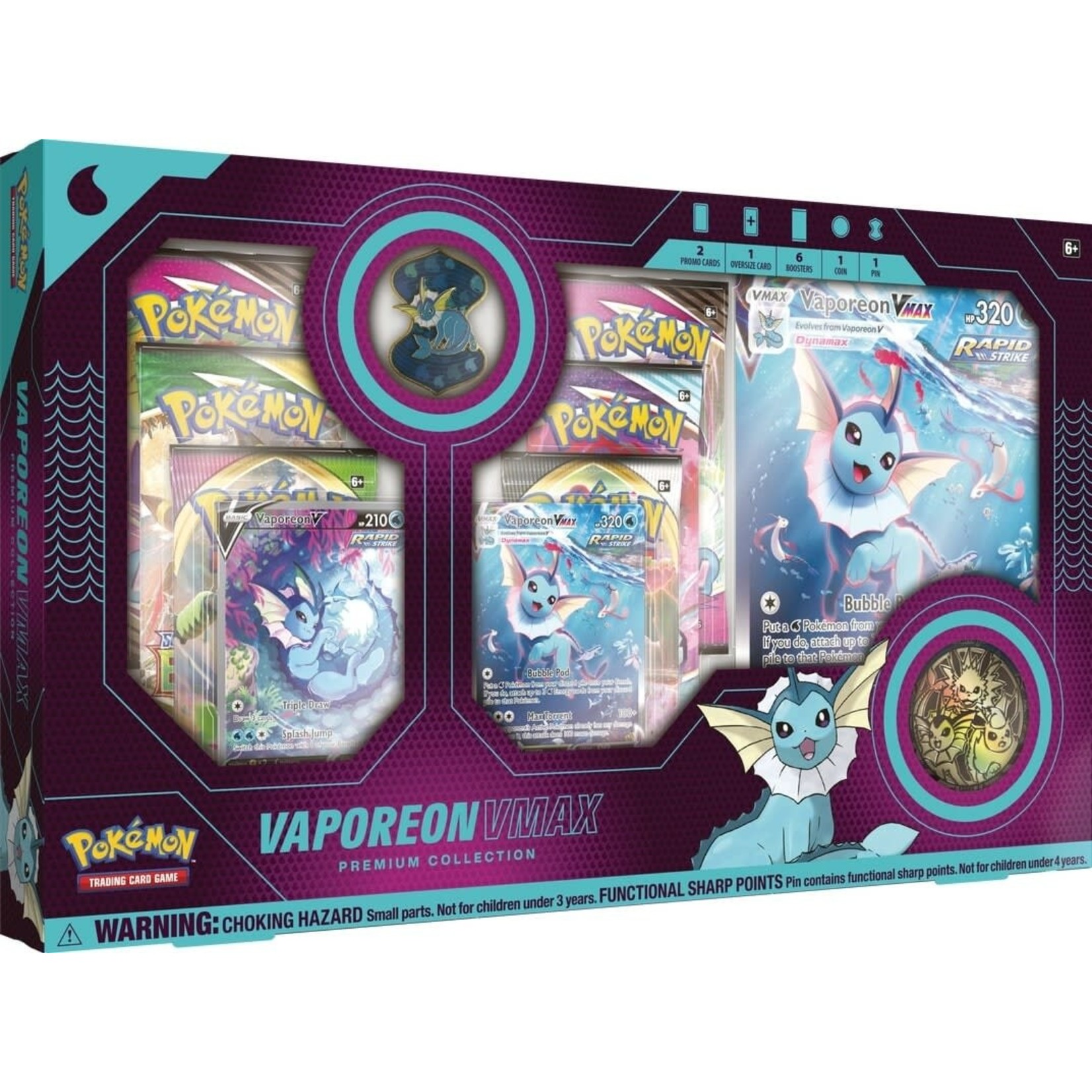 Pokemon: Vaporeon VMAX Premium Collection