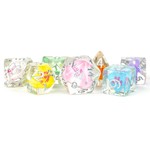 MDG Resin Dice: Love | 16mm 7 Die Polyhedral Set MET 749