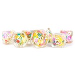 MDG Resin Dice: Fruit | 16mm 7 Die Polyhedral Set MET 748