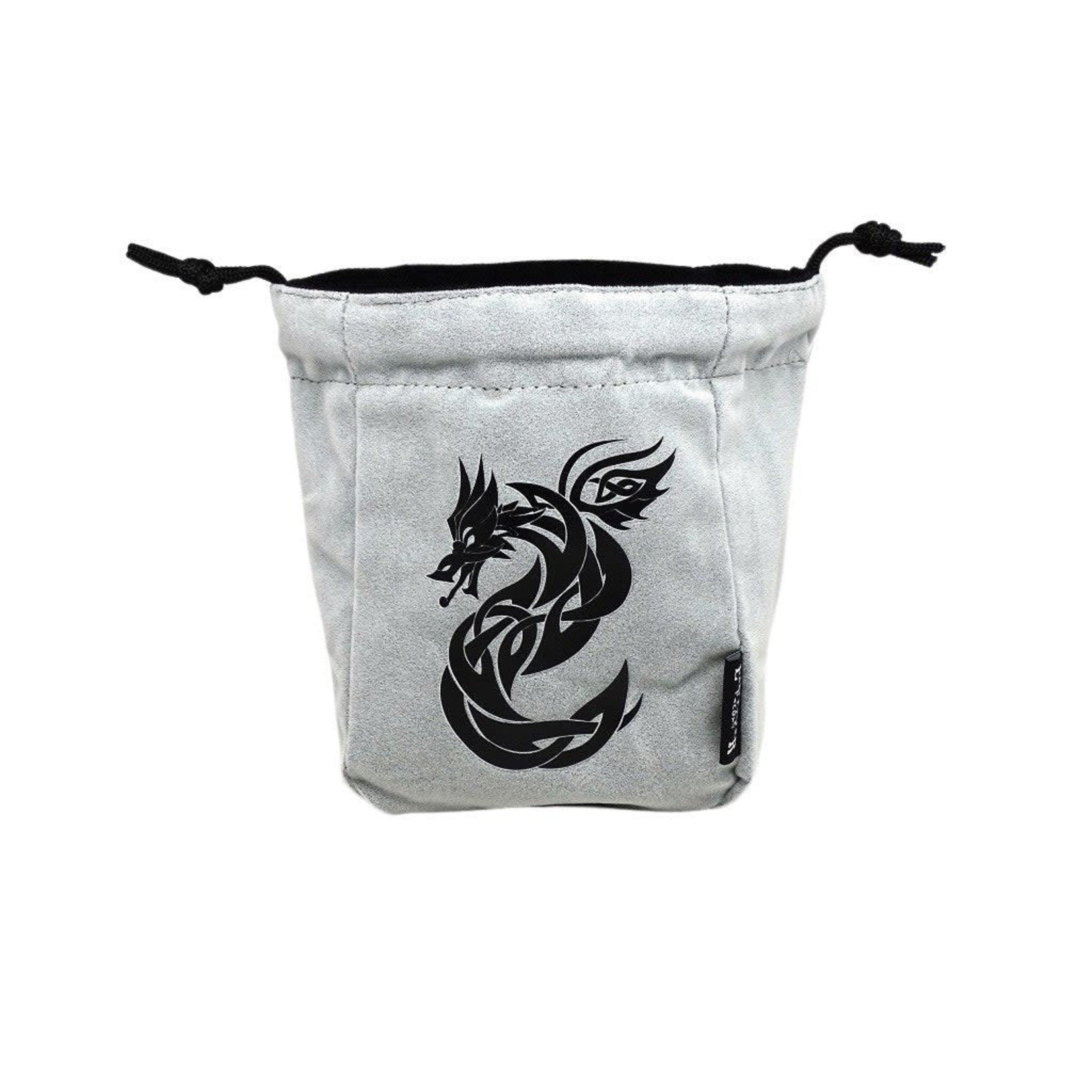 Dice Bag: Reversible Microfiber Self Standing - Celtic Knot Dragon