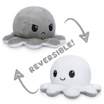 Plush Mini: Reversible Octopus - White and Gray