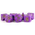 MDG Silicone Rubber Dice: Sharp Edge Regal Ricochet | 16mm 7 Die Polyhedral Set MET 783