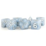 MDG Silicone Rubber Dice: Sharp Edge Glacial Debris | 16mm 7 Die Polyhedral Set MET 782