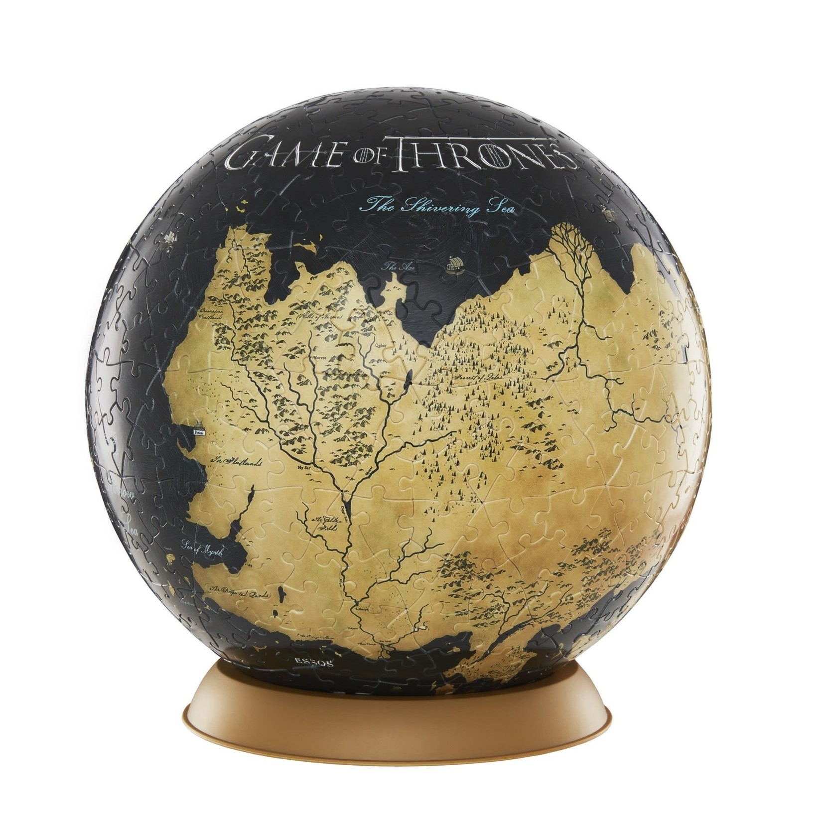 Game of Thrones Westros and Esso's Globe 540 Piece 3D Puzzle 9"