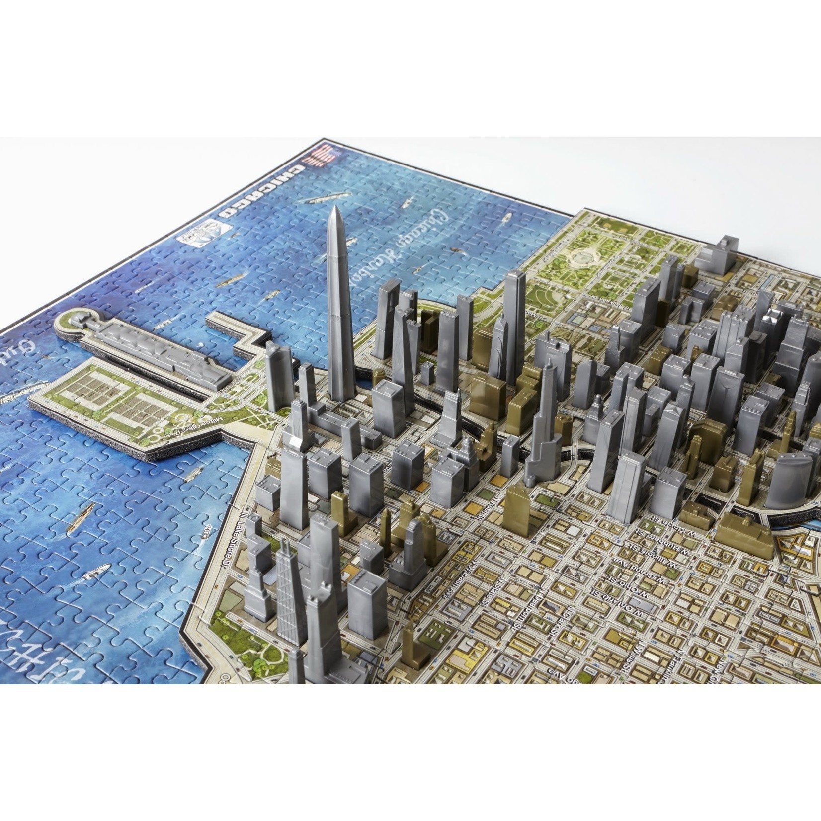 Puzzle 4d Cityscape - Time Puzzle - Chicago - puzzle - 950 pièces