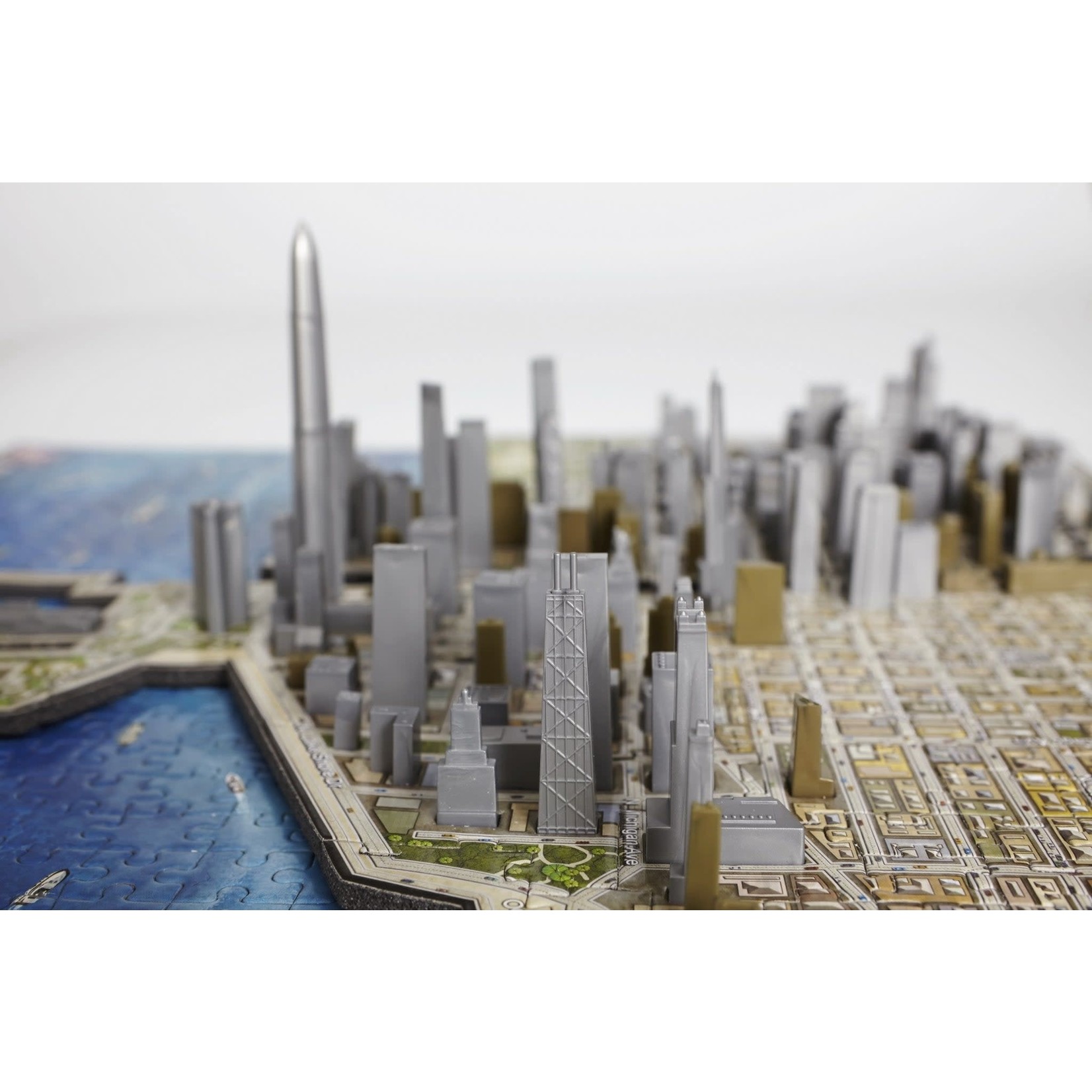 Cityscape History Over Time Chicago 950+ Piece 3D Puzzle