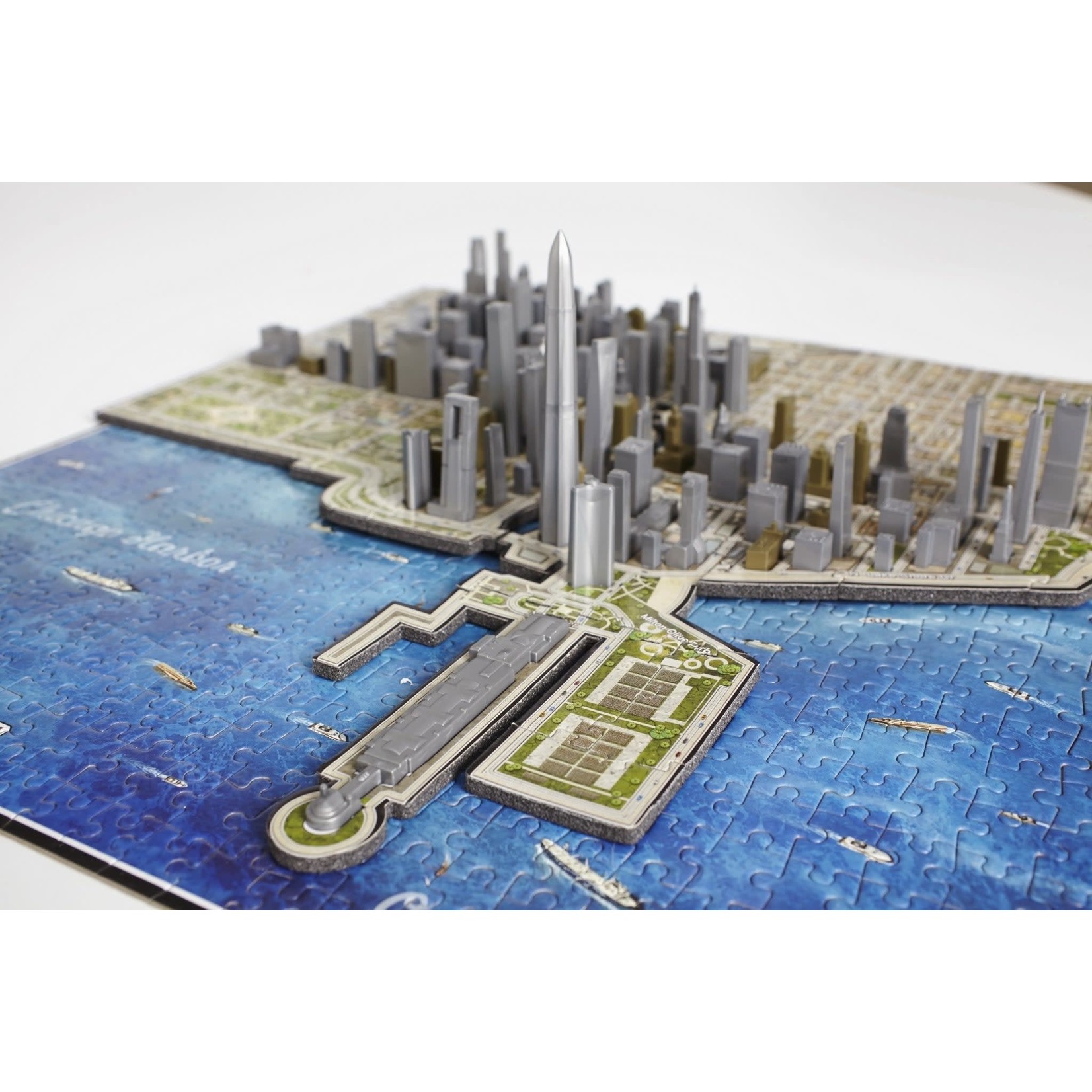 4D Cityscape Chicago Time 950+ Piece Puzzle - The Wandering Dragon Game  Shoppe