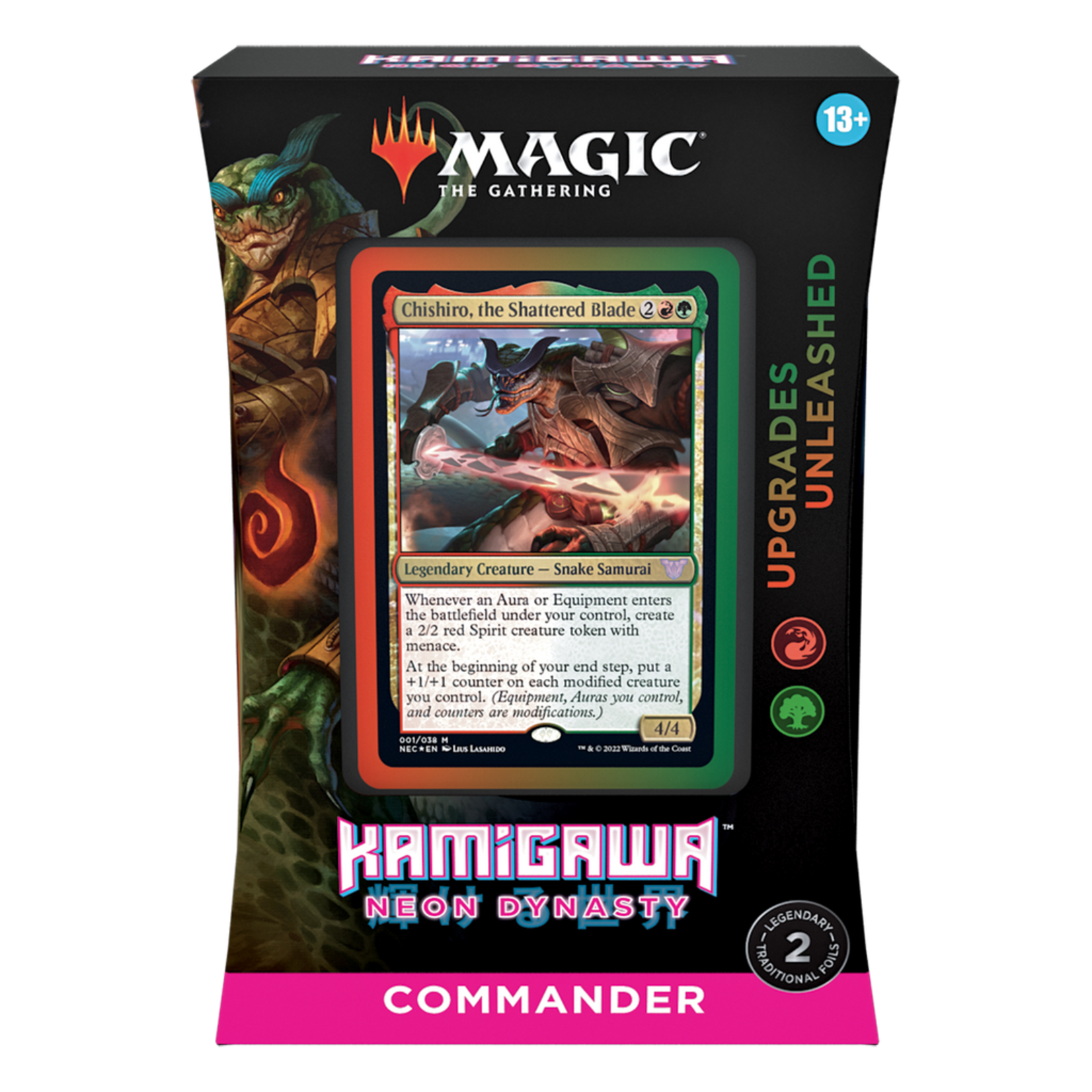 MTG: Kamigawa: Neon Dynasty Commander Deck - Upgrades Unleashed