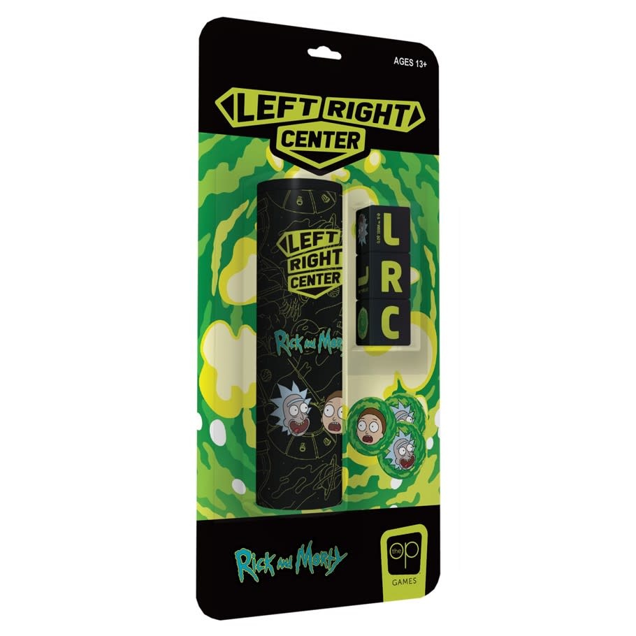 Left Right Center Rick and Morty The Wandering Dragon Game Shoppe