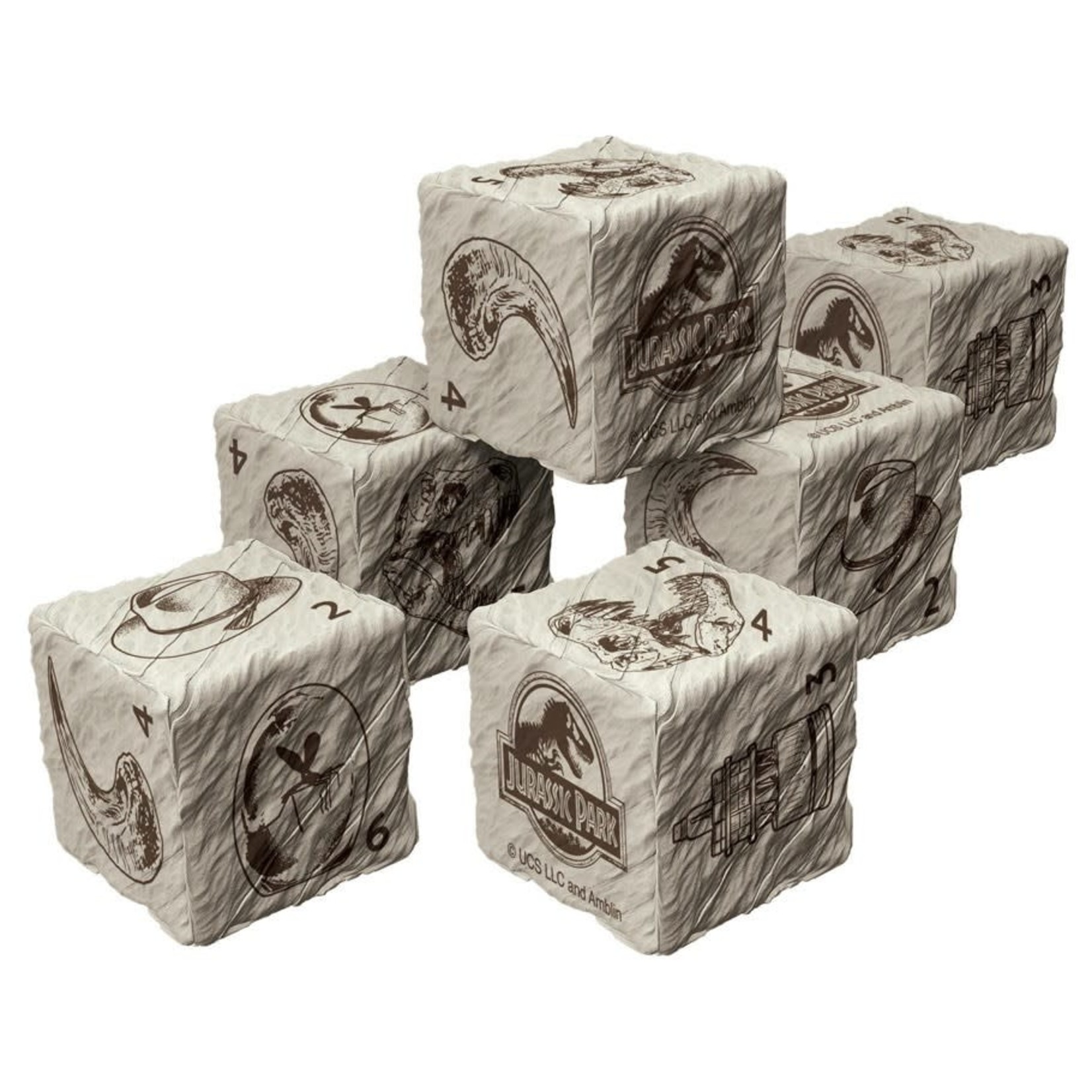 Premium Character Dice: Jurassic Park d6 Dice Set (6)