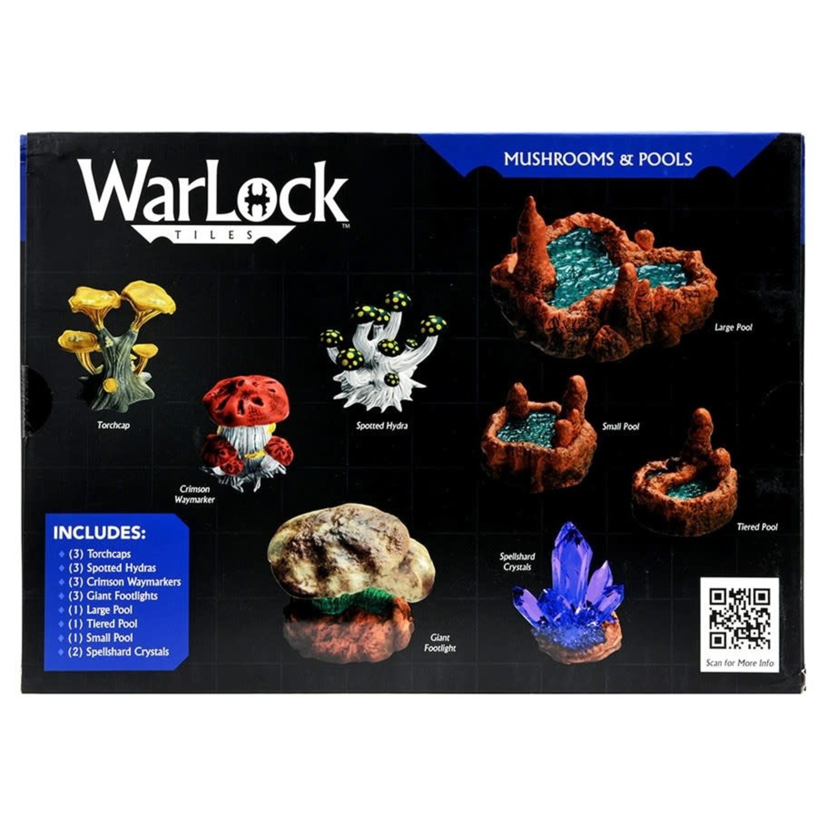 WarLock Tiles: Accessory: Mushrooms & Pools