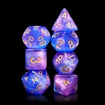 HD Aurora Dice: Secret Stars | 7 Die Polyhedral Set
