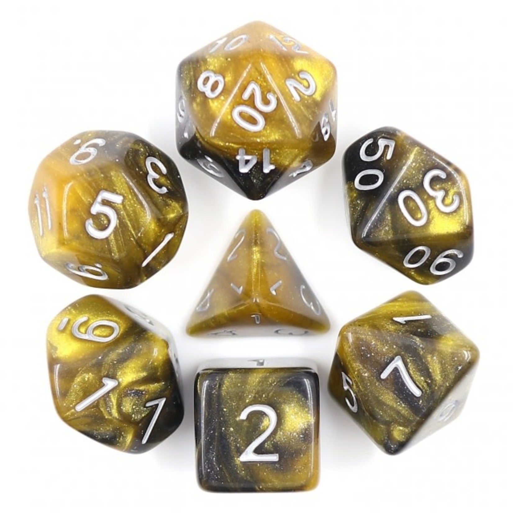 HD Aurora Dice: Monarch | 7 Die Polyhedral Set