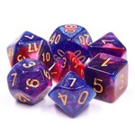 HD Aurora Dice: Rose Galaxy | 7 Die Polyhedral Set