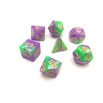 HD Blend Dice: Purple/Green | 7 Die Polyhedral Set