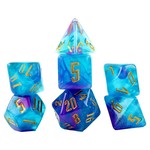 Sirius Dice: Cerulean Nebula | 8 Die Polyhedral Set |SDZ001305