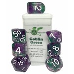 Role 4 Initiative 7-Poly Dice Set Diffusion Goblin Green