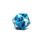 Dice of the Giants 48mm D20 - Cloud Giant - Blue and White with Black
