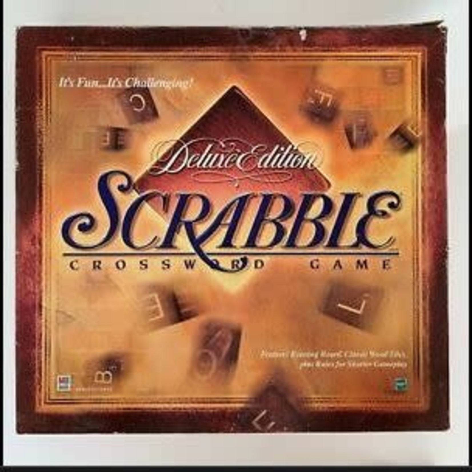 #15379 Scrabble Deluxe Edition Dragon Cache Used Game