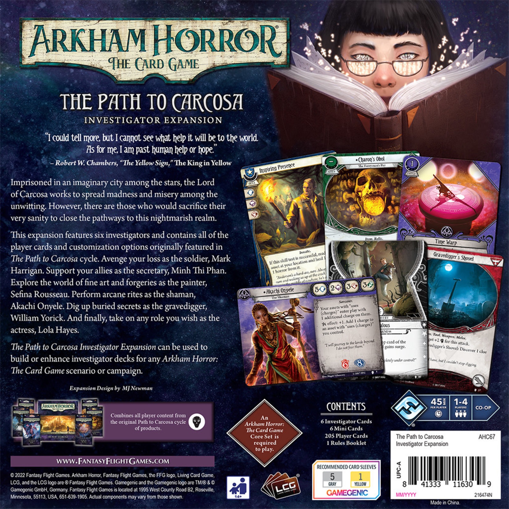 Arkham Horror: The Path To Carcosa Investigator Expansion