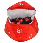 Dice Bag: Plush d20 - D&D Red and White