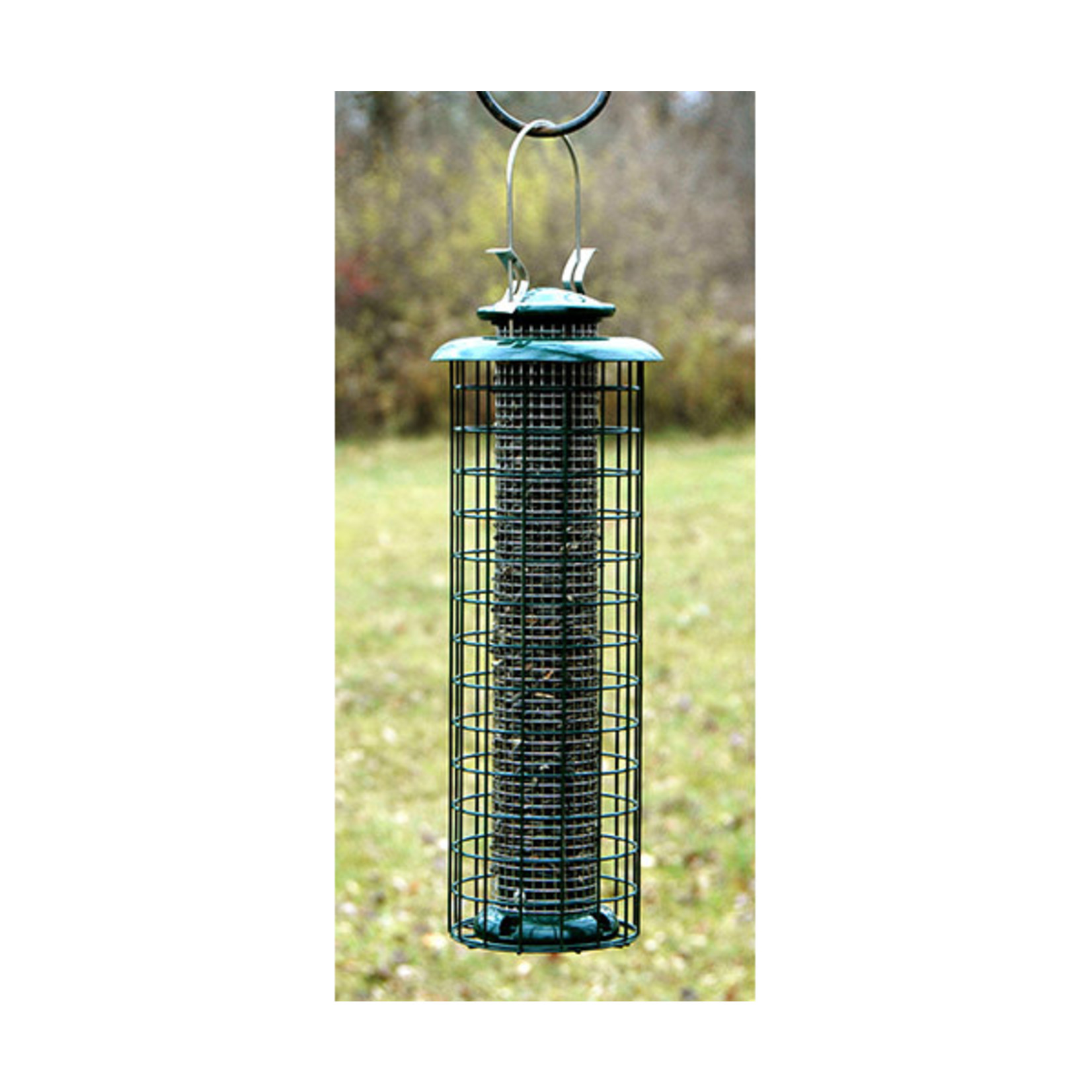 Caged Mesh Sunflower Tube Feeder