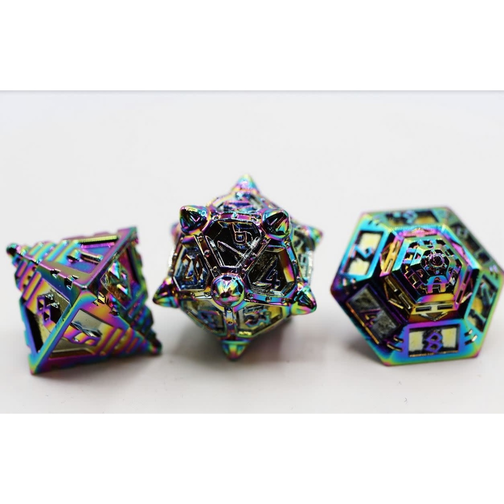 Foam Brain UFO 51 Metal Dice: Holographic Projection