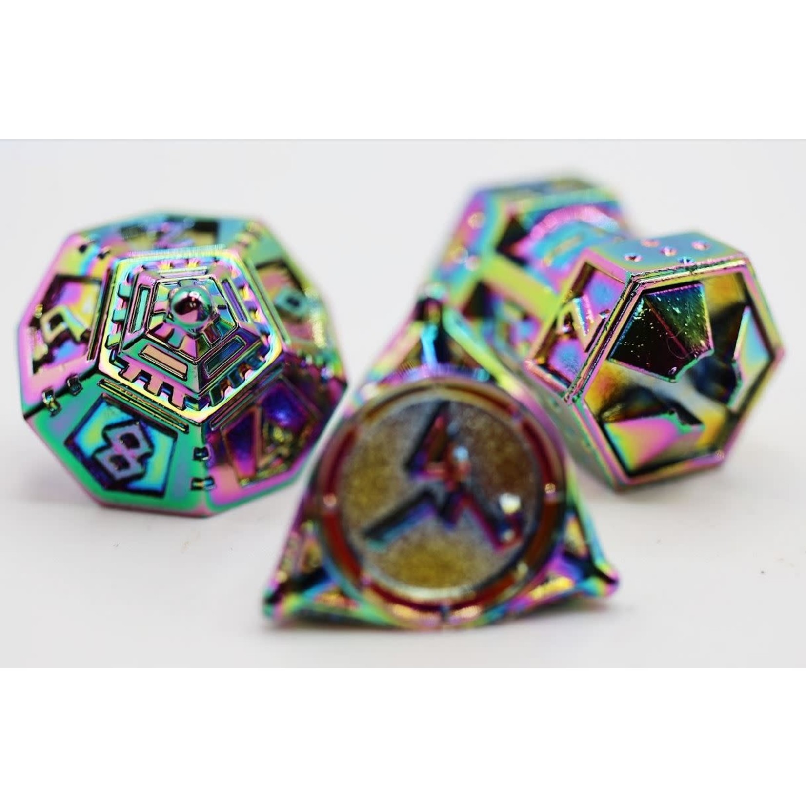 Foam Brain UFO 51 Metal Dice: Holographic Projection