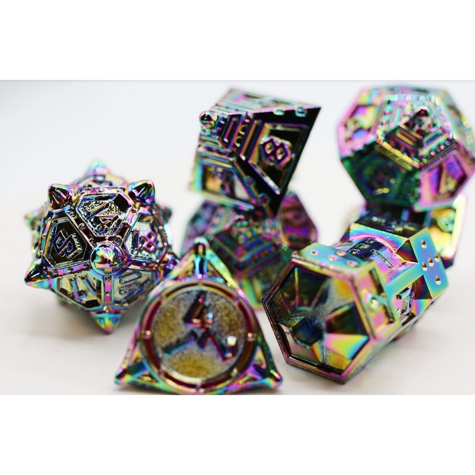 Foam Brain UFO 51 Metal Dice: Holographic Projection
