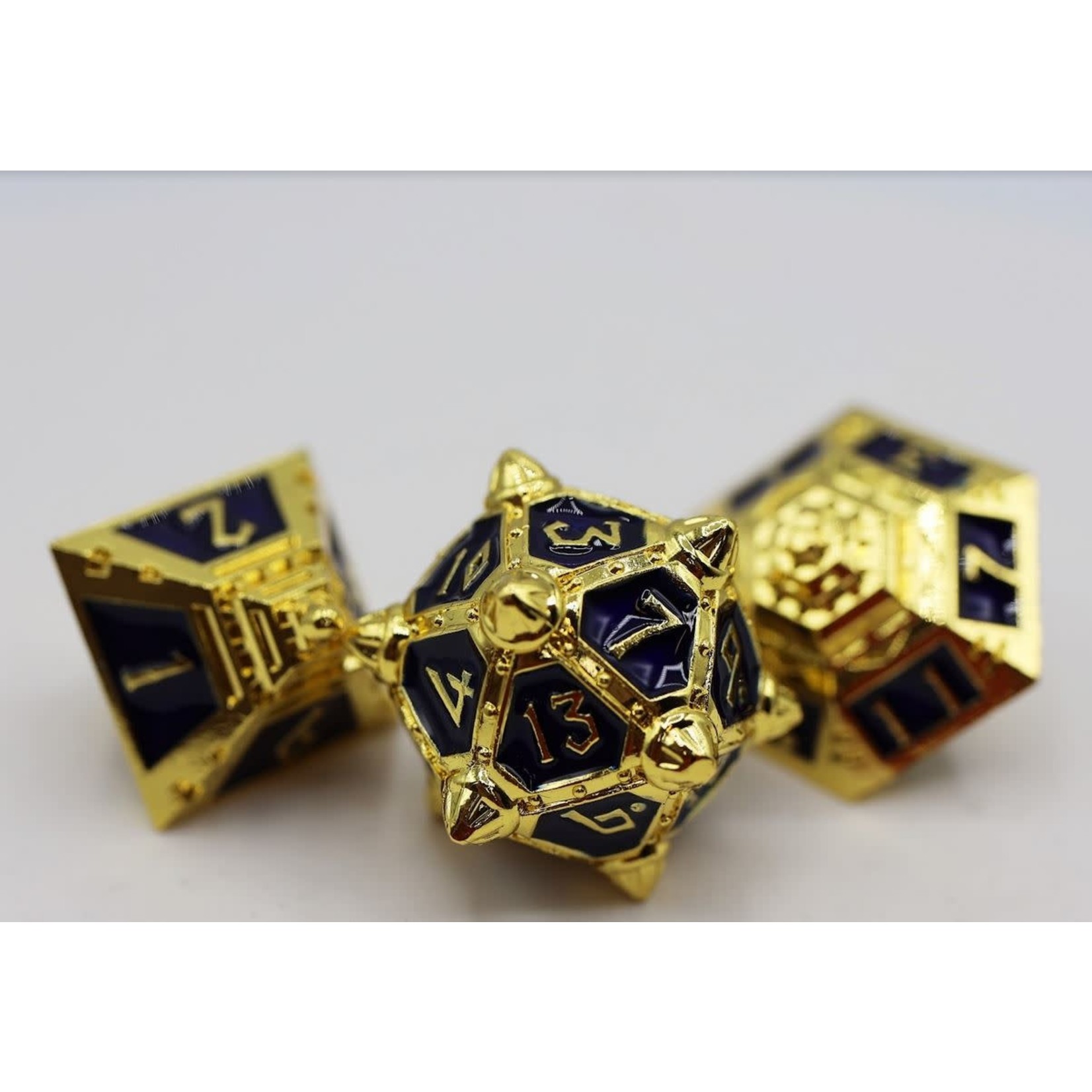 Foam Brain UFO 51 Metal Dice: Cobalt Cosmos