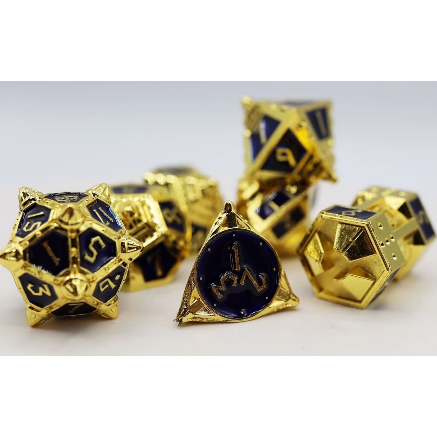 Foam Brain UFO 51 Metal Dice: Cobalt Cosmos
