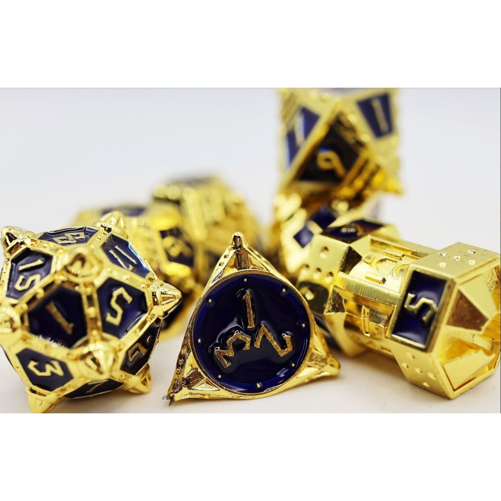 Foam Brain UFO 51 Metal Dice: Cobalt Cosmos