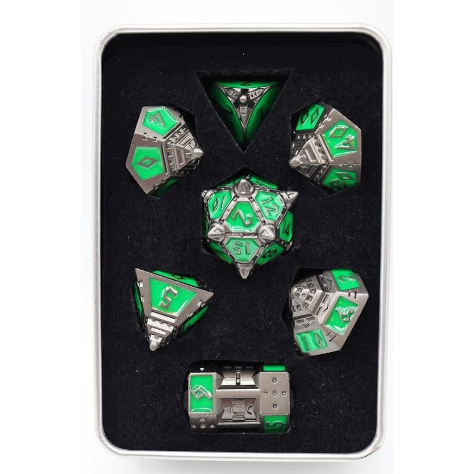 Foam Brain UFO 51 Metal Dice: Radioactive Rocket