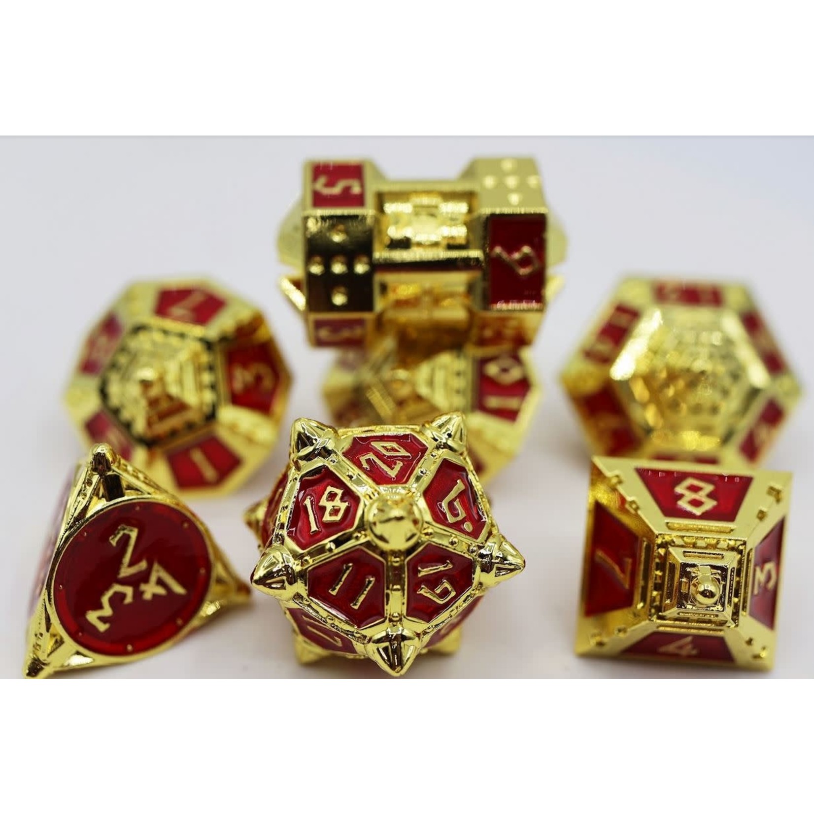 Foam Brain UFO 51 Metal Dice: Solar Ruby