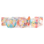 MDG Resin Dice: Unicorn Astral Swell | 16mm 7 Die Polyhedral Set MET 720