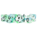 MDG Resin Dice: Unicorn Sea Kelp | 16mm 7 Die Polyhedral Set MET 715