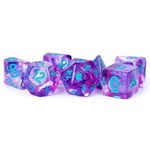 MDG Resin Dice: Unicorn Violet Infusion | 16mm 7 Die Polyhedral Set MET 702
