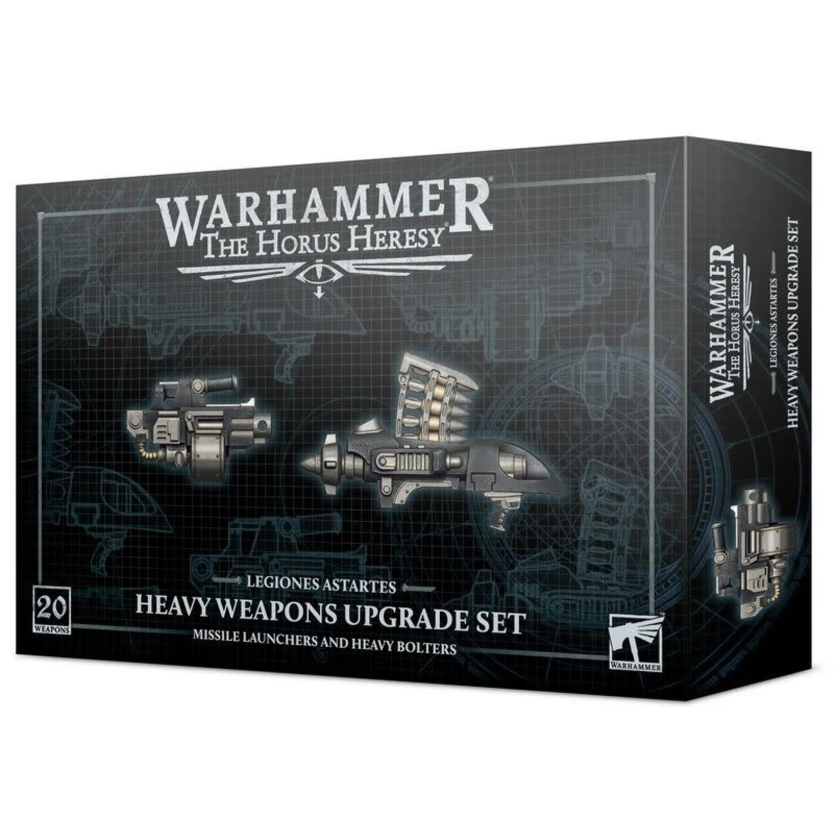 The Horus Heresy: Heavy Weapons Upgrade Set – Missile Launchers and Heavy Bolters