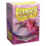 Dragon Shield Sleeves: Solid Color - Matte 100 - Pink Diamond