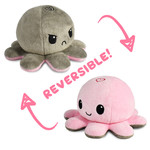 Plush Mini: Reversible Octopus - Pink and Grey