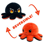 Plush Mini: Reversible Octopus - Black and Red