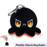 Plush Charm Keychain: Rage Black Octopus